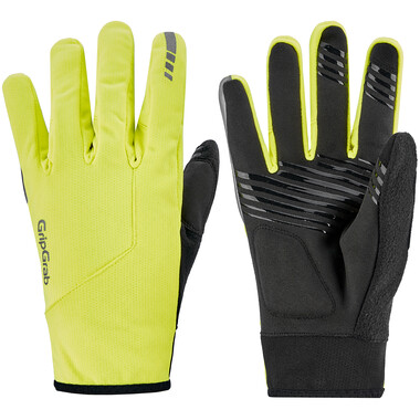 GRIPGRAB HURRICANE 2 WINDPROOF MIDSEASON Gloves Hi-Vis Yellow 0